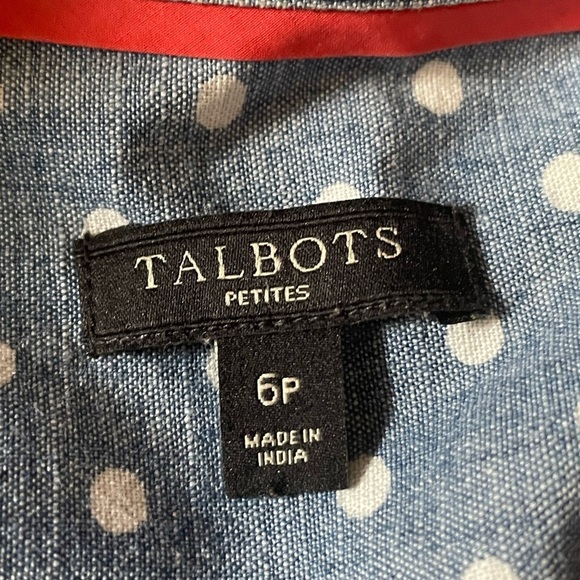 Talbots chambray shirt - Picture 3 of 6
